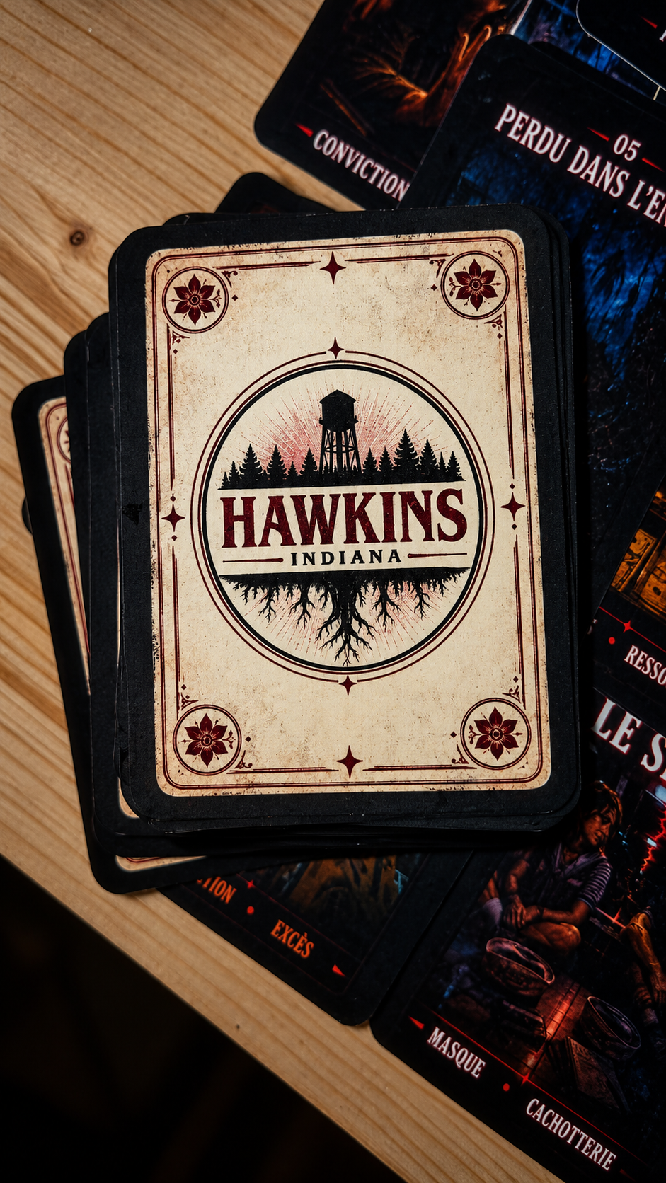 Oracle général 92 cartes inspiré de Stranger thing
